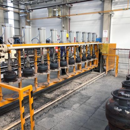 milangaz tüp hidrostatik test odası