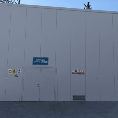 milangaz kimyasal arıtrma ünitesi